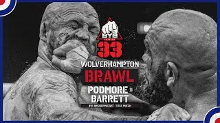 BIG KO в матче за титул чемпиона в мостовом весе Bare Knuckle BYB 33: Дэн Подмор против Райана Ба...