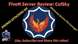 FiveM Server Review | CalSky | Drones Attacking Us!