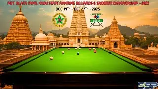 Men's Snooker - Praveen (CDBSA) Vs ROHIT (POT BLACK)