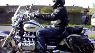 Honda Valkyrie 1500cc Cobra 6 into 6 pipes