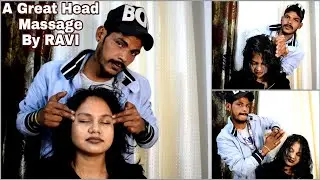 Feel Massage By G.O.A.T Ravi | ASMR Desi Head Massage - Indian Barber | Relaxing Sounds For Sleep