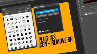 Como Instalar Plugins no Photoshop - Icon + Remove BG