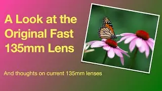 A Look at the Original 135mm f2 L Lens