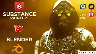 Substance Painter vs Blender. other 2024  alternatives,3d coat and Quixel mixer