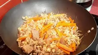 Stir fry Vegetables | Homemade bean sprouts | Yummy