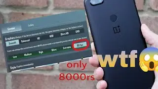 Pubg Bgmi Graphics Test || Oneplus 5T || excllent performance 2023 under 8000rs 😱😱 #oneplus