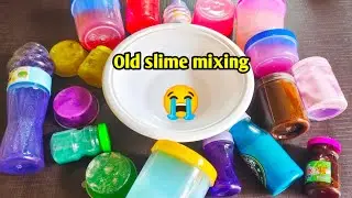 Old Slime mixing/ satisfying video/Fun Mixing