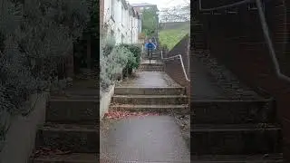 Insane stairs #jump #crash #biking #crazy #satisfying #bmx #viral #shorts #mtb #bike #youtube