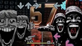 Friday Night Funkin' - 67 VS 61 (Meme Song Remix) 1 Hour