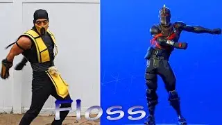 Scorpion Vs FORTNITE Dance Challenge! (In Real Life)