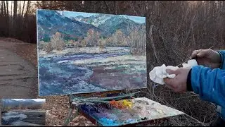 Plein Air Painting: Bitterroot River