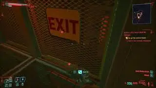 Cyberpunk 2077 - Jacking into the wall