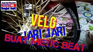 Honda Beat Ganti Roda Ring 17#Tromol_Depan_Jos_Banget