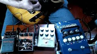Metal Zone, EFX Shredder, Murbach PAL800 e 56inc Tubestation Recto como preamps do Acedo Audio 296