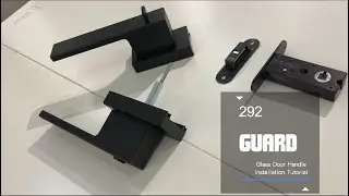 IISDOO Model-292 (GUARD) Glass Door Handle Lock Set Installation Tutorial
