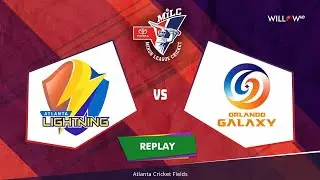 Atlanta Lightning vs Orlando Galaxy | Minor League Cricket Championship 2022