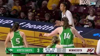 Mara Braun DRAINS the DEEP Three vs. North Dakota | Minnesota Women's Basketball