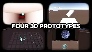 Prototyping New Games in 3D and Coming Up With Game Ideas. (Devlog)