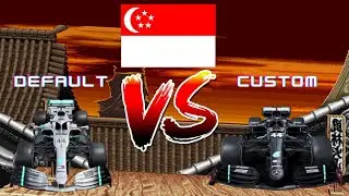 F1 2020 | Custom setup vs Default setup | Singapore