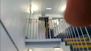 Hydraulic Lift In West Street Car Park In Blackpool Town Centre.