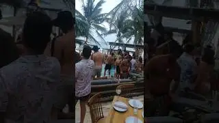 Beach club in Tulum 🇲🇽 day party in front the beach M&eacute;xico #party