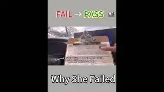 Road Test FAIL 😱 First Attempt Disaster! #automobile #helpmemakethismakesense