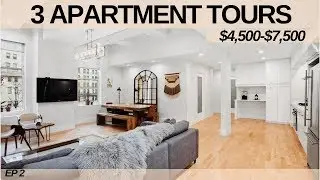NYC APARTMENT HUNT 2019 | 3 APT TOURS $4,500 - $7,500/MO