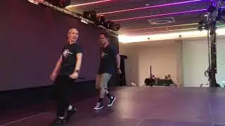GOLDEN X - LINE DANCE (DEMO par Fiona & Roy HADISUBROTO)