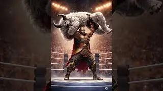 Rostam vs White Demon 🤼 | Persian Legend Dominates the Wrestling Ring