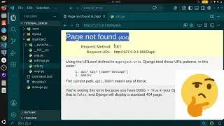 Django Error #1: Page Not Found (404) Fixed ✅
