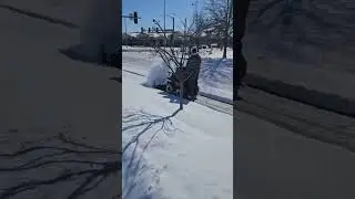 BOSS SR MAG Broom Snow Removal! ❄️💪