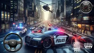 Police Car Chase Simulator 3D Game - Real Cop Cars Driving Simulator 2025 - Android GamePlay
