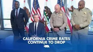 California Crime Rates Continue to Drop