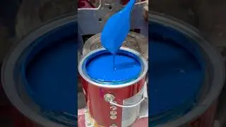 Royal Blue Luxol Pu Enamel Oil Paint Colour Mixing #short