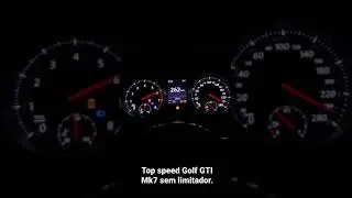 Velocidade m&aacute;xima Golf GTI mk7