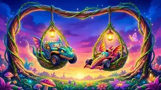 Magic Cars, Trucks & Diggers 🚗✨ Fantasy Playground Song