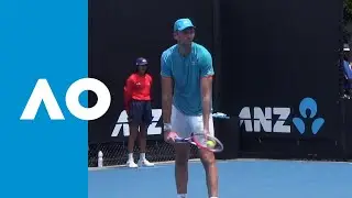 Ivo Karlovic v Hubert Hurkacz match highlights (1R) | Australian Open 2019