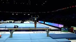 HERON Hillary (PAN)_2023 Artistic Worlds, Antwerp (BEL)_Qualifications_Balance Beam