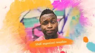 After Effects Tutorial - Ink Splatter Photo Slideshow - No Plugins