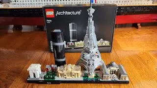 Lego Architecture Paris France Set 21044 Build and Review
