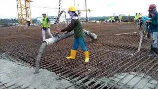 How to Cast Concrete at Top Floor of High Rise Building.
