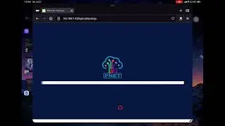 Accessing pNetLab on IPad.