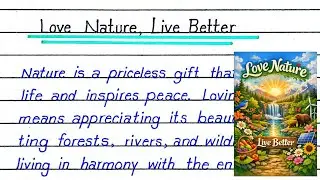 Love Nature, Live Better Essay in English | Short & Easy Essay