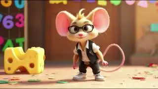 toddler songs Squeaker the Clever Little Mouse  1 | tiny Tails animation | @Huey-r6k |