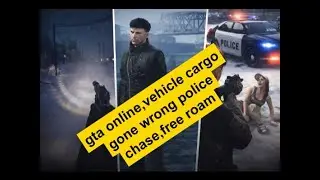 GTA Online | Hangar & Vehicle Cargo + Police Chase | Free Roam