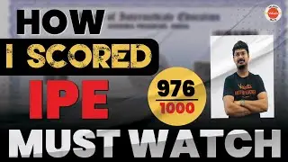 How I scored 976/1000 in IPE | Telangana and AP IPE | Goutham Sir @vedantutelugu