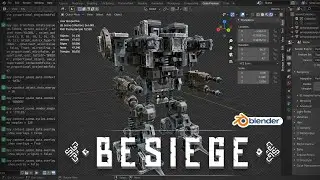 Besiege Creation Import Add-on for Blender | Initial Update