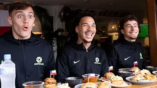 CommBank Young Socceroos taste quintessential Chilean food at Sydney's Pochito restaurant
