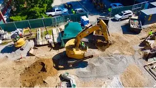 Flying my DRONE Through a Construction Site!