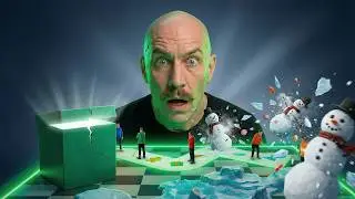 Playing a LIFE SIZED Holiday Board Game